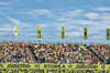 GP GRAN BRETAGNA, Circuit Atmosfera - fans in the Lando Norris (GBR) McLaren 'Landostand' grandstand.

04.07.2025. Formula 1 World Championship, Rd 12, British Grand Prix, Silverstone, England, Practice Day.

- www.xpbimages.com, EMail: requests@xpbimages.com © Copyright: Moy / XPB Images