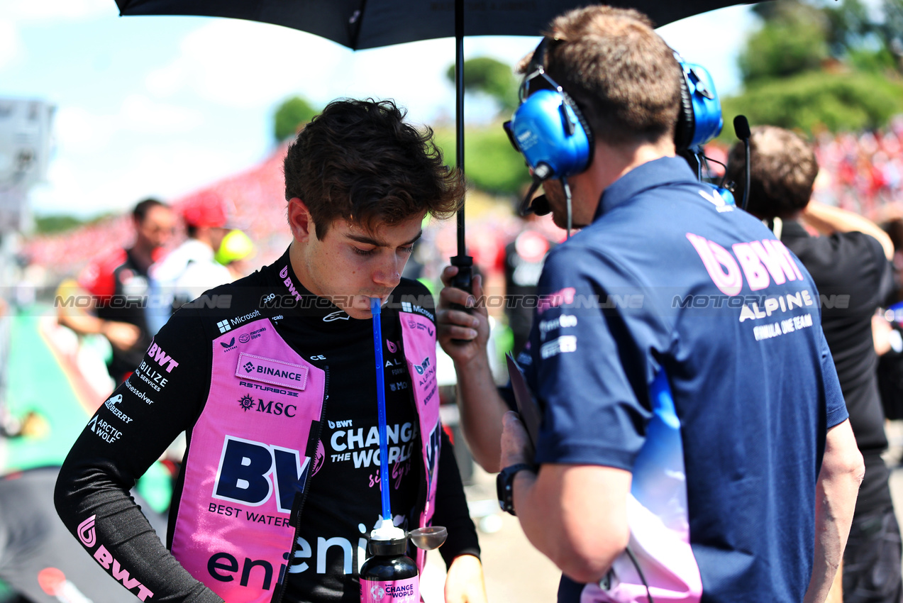 GP IMOLA, Franco Colapinto (ARG) Alpine F1 Team on the grid.

18.05.2025. Formula 1 World Championship, Rd 7, Emilia Romagna Grand Prix, Imola, Italy, Gara Day.

- www.xpbimages.com, EMail: requests@xpbimages.com © Copyright: Charniaux / XPB Images