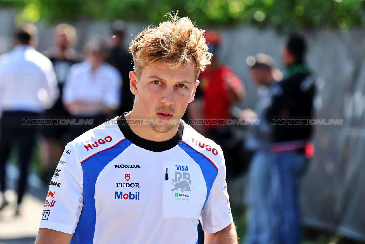 GP IMOLA, Liam Lawson (NZL) Racing Bulls.

18.05.2025. Formula 1 World Championship, Rd 7, Emilia Romagna Grand Prix, Imola, Italy, Gara Day.

- www.xpbimages.com, EMail: requests@xpbimages.com © Copyright: Moy / XPB Images
