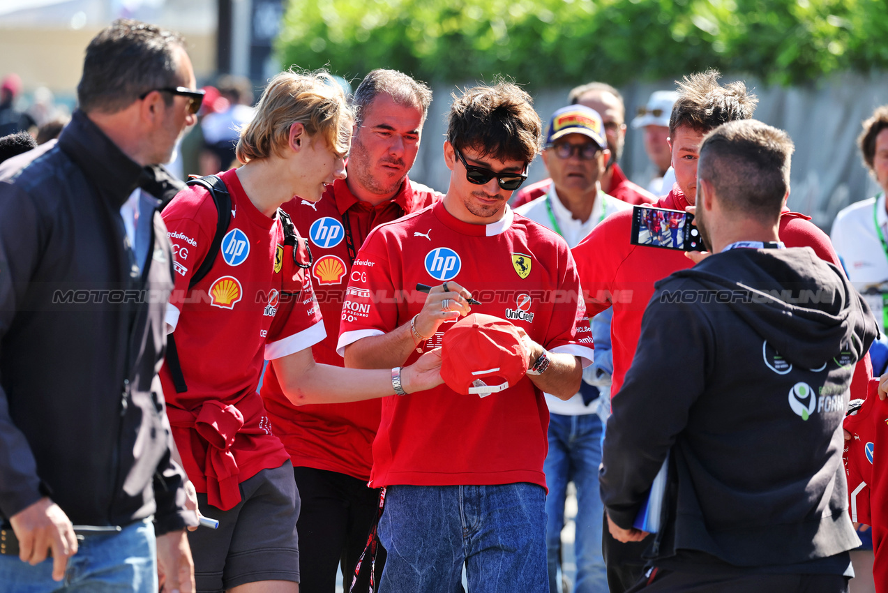 GP IMOLA, Charles Leclerc (MON) Ferrari.

18.05.2025. Formula 1 World Championship, Rd 7, Emilia Romagna Grand Prix, Imola, Italy, Gara Day.

- www.xpbimages.com, EMail: requests@xpbimages.com © Copyright: Moy / XPB Images