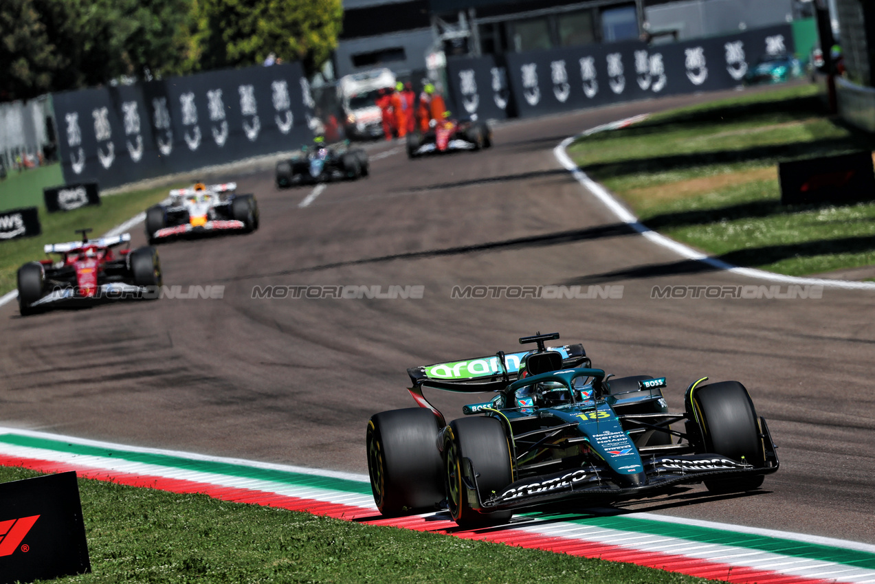 GP IMOLA, Lance Stroll (CDN) Aston Martin F1 Team AMR25.

18.05.2025. Formula 1 World Championship, Rd 7, Emilia Romagna Grand Prix, Imola, Italy, Gara Day.

- www.xpbimages.com, EMail: requests@xpbimages.com © Copyright: Batchelor / XPB Images