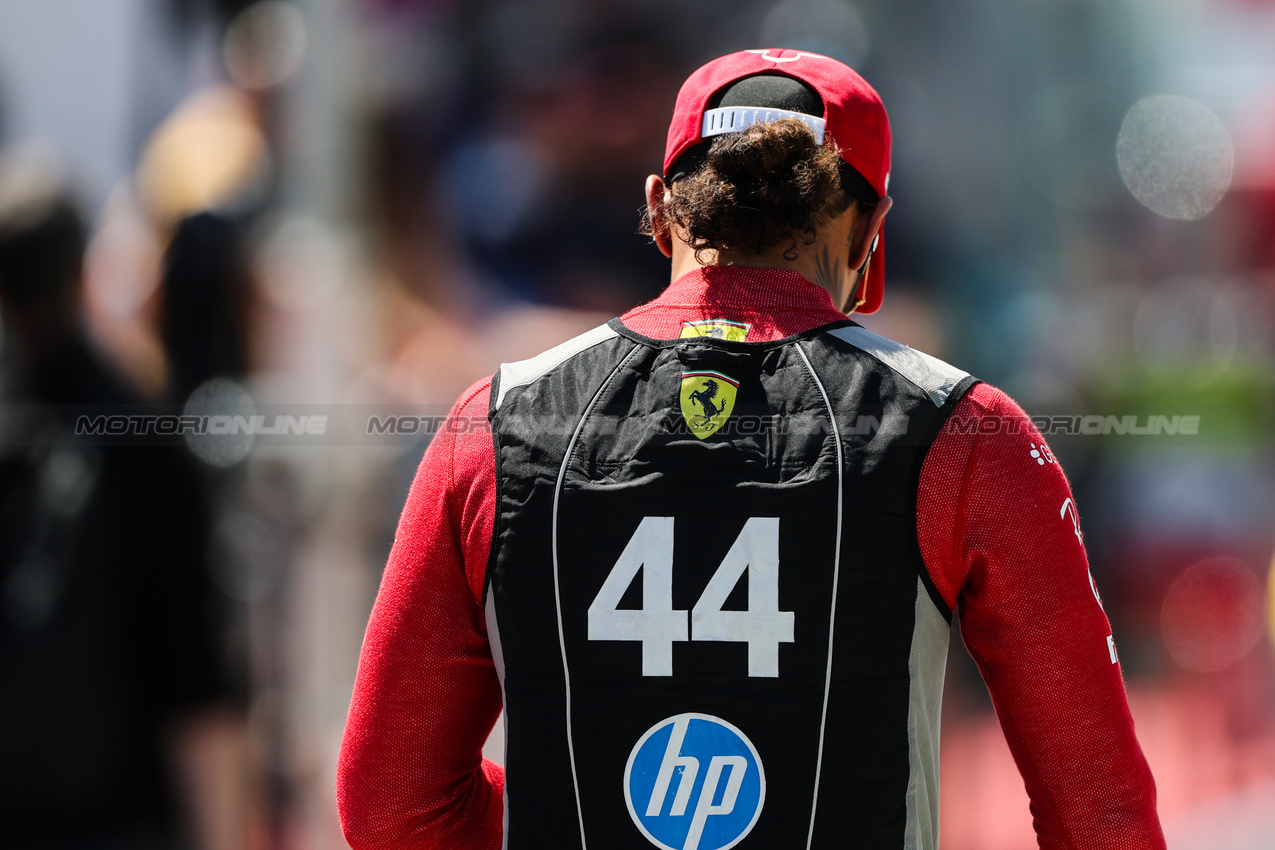 GP IMOLA, Lewis Hamilton (GBR), Ferrari 
18.05.2025. Formula 1 World Championship, Rd 7, Emilia Romagna Grand Prix, Imola, Italy, Gara Day.
- www.xpbimages.com, EMail: requests@xpbimages.com © Copyright: Charniaux / XPB Images