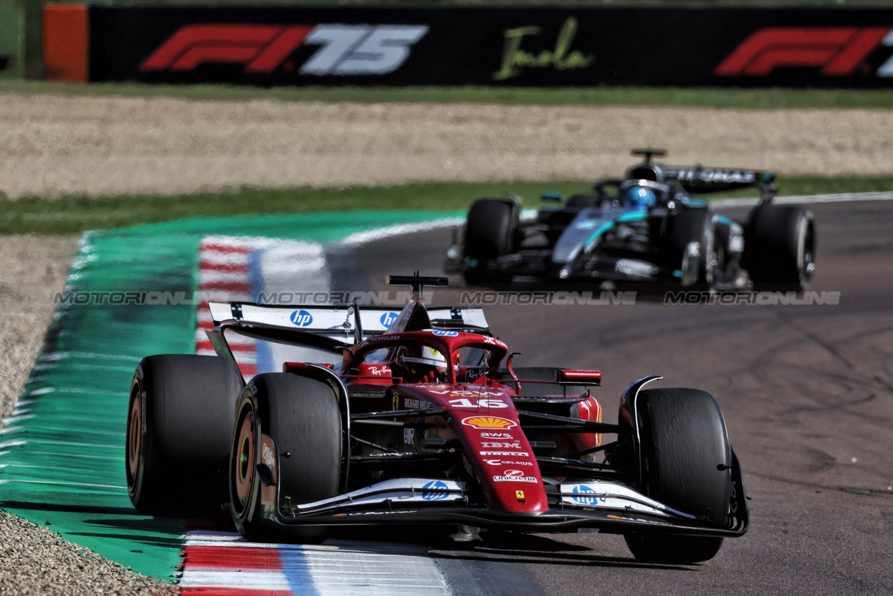 GP IMOLA, Charles Leclerc (MON) Ferrari SF-25.

18.05.2025. Formula 1 World Championship, Rd 7, Emilia Romagna Grand Prix, Imola, Italy, Gara Day.

- www.xpbimages.com, EMail: requests@xpbimages.com © Copyright: Moy / XPB Images