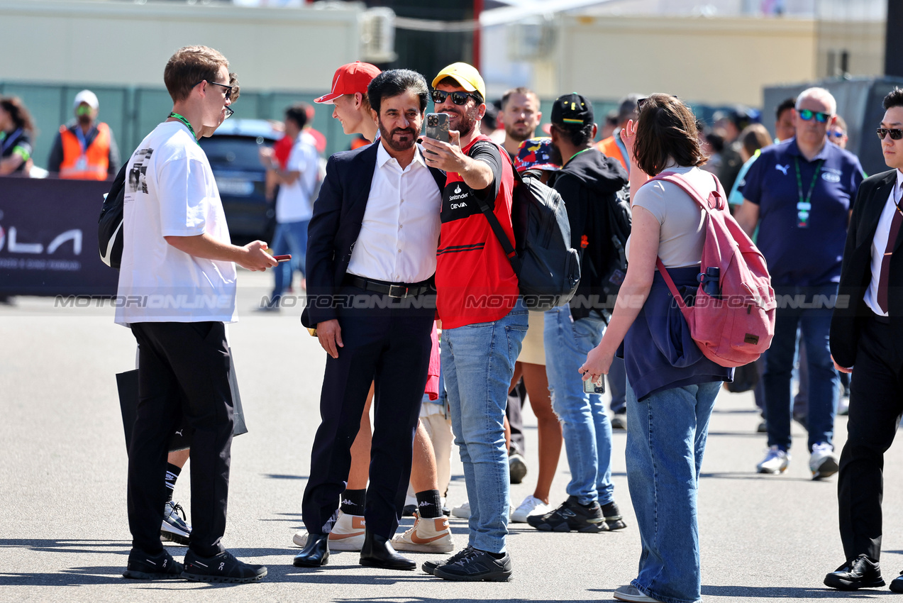 GP IMOLA, Mohammed Bin Sulayem (UAE) FIA President.

18.05.2025. Formula 1 World Championship, Rd 7, Emilia Romagna Grand Prix, Imola, Italy, Gara Day.

- www.xpbimages.com, EMail: requests@xpbimages.com © Copyright: Moy / XPB Images