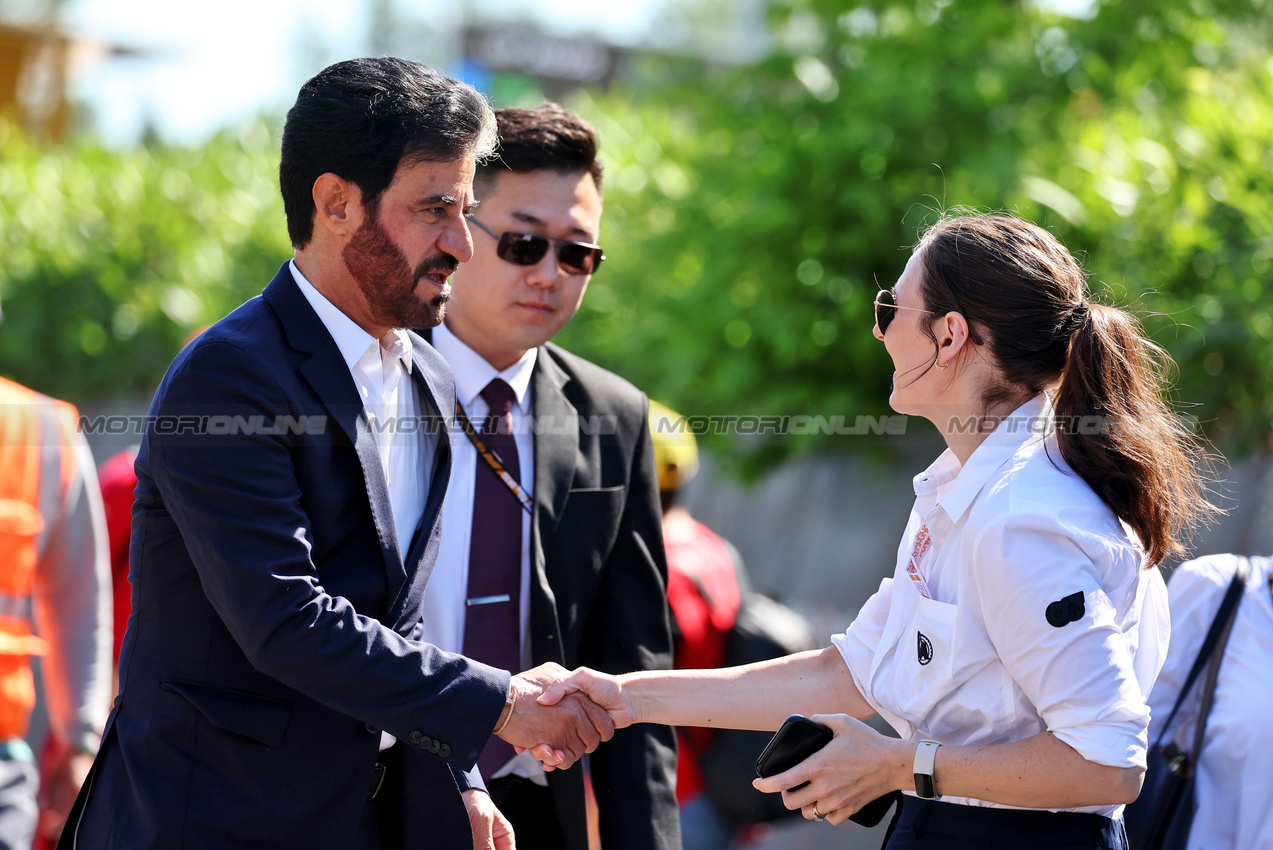 GP IMOLA, Mohammed Bin Sulayem (UAE) FIA President.

18.05.2025. Formula 1 World Championship, Rd 7, Emilia Romagna Grand Prix, Imola, Italy, Gara Day.

- www.xpbimages.com, EMail: requests@xpbimages.com © Copyright: Moy / XPB Images
