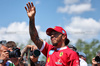 GP IMOLA, Lewis Hamilton (GBR) Ferrari on the drivers' parade.

18.05.2025. Formula 1 World Championship, Rd 7, Emilia Romagna Grand Prix, Imola, Italy, Gara Day.

- www.xpbimages.com, EMail: requests@xpbimages.com © Copyright: Moy / XPB Images
