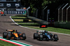 GP IMOLA, Lando Norris (GBR) McLaren MCL39 e George Russell (GBR) Mercedes AMG F1 W16 battle for position.

18.05.2025. Formula 1 World Championship, Rd 7, Emilia Romagna Grand Prix, Imola, Italy, Gara Day.

- www.xpbimages.com, EMail: requests@xpbimages.com © Copyright: Batchelor / XPB Images