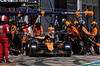 GP IMOLA, Lando Norris (GBR) McLaren MCL39 makes a pit stop.

18.05.2025. Formula 1 World Championship, Rd 7, Emilia Romagna Grand Prix, Imola, Italy, Gara Day.

- www.xpbimages.com, EMail: requests@xpbimages.com © Copyright: Charniaux / XPB Images