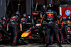 GP IMOLA, Max Verstappen (NLD) Red Bull Racing RB21 makes a pit stop.

18.05.2025. Formula 1 World Championship, Rd 7, Emilia Romagna Grand Prix, Imola, Italy, Gara Day.

- www.xpbimages.com, EMail: requests@xpbimages.com © Copyright: Charniaux / XPB Images