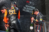 GP IMOLA, Gara winner Max Verstappen (NLD) Red Bull Racing celebrates on the podium with Oscar Piastri (AUS) McLaren.

18.05.2025. Formula 1 World Championship, Rd 7, Emilia Romagna Grand Prix, Imola, Italy, Gara Day.

- www.xpbimages.com, EMail: requests@xpbimages.com © Copyright: Batchelor / XPB Images
