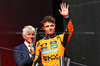 GP IMOLA, Lando Norris (GBR) McLaren celebrates his second position on the podium.

18.05.2025. Formula 1 World Championship, Rd 7, Emilia Romagna Grand Prix, Imola, Italy, Gara Day.

- www.xpbimages.com, EMail: requests@xpbimages.com © Copyright: Batchelor / XPB Images