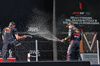 GP IMOLA, Gara winner Max Verstappen (NLD) Red Bull Racing (Right) celebrates on the podium with Enrico Balbo, Red Bull Racing Head of Aerodynamics.

18.05.2025. Formula 1 World Championship, Rd 7, Emilia Romagna Grand Prix, Imola, Italy, Gara Day.

- www.xpbimages.com, EMail: requests@xpbimages.com © Copyright: Charniaux / XPB Images