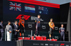 GP IMOLA, The podium (L to R): Lando Norris (GBR) McLaren, second; Max Verstappen (NLD) Red Bull Racing, vincitore; Oscar Piastri (AUS) McLaren, third.

18.05.2025. Formula 1 World Championship, Rd 7, Emilia Romagna Grand Prix, Imola, Italy, Gara Day.

- www.xpbimages.com, EMail: requests@xpbimages.com © Copyright: Moy / XPB Images