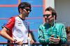 GP IMOLA, (L to R): Esteban Ocon (FRA) Haas F1 Team e Fernando Alonso (ESP) Aston Martin F1 Team on the drivers' parade.

18.05.2025. Formula 1 World Championship, Rd 7, Emilia Romagna Grand Prix, Imola, Italy, Gara Day.

- www.xpbimages.com, EMail: requests@xpbimages.com © Copyright: Batchelor / XPB Images