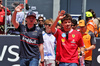 GP IMOLA, (L to R): Max Verstappen (NLD) Red Bull Racing e Charles Leclerc (MON) Ferrari on the drivers' parade.

18.05.2025. Formula 1 World Championship, Rd 7, Emilia Romagna Grand Prix, Imola, Italy, Gara Day.

- www.xpbimages.com, EMail: requests@xpbimages.com © Copyright: Moy / XPB Images