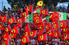 GP IMOLA, Circuit Atmosfera - Ferrari fans in the grandstand.

18.05.2025. Formula 1 World Championship, Rd 7, Emilia Romagna Grand Prix, Imola, Italy, Gara Day.

- www.xpbimages.com, EMail: requests@xpbimages.com © Copyright: Moy / XPB Images
