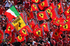 GP IMOLA, Circuit Atmosfera - Ferrari fans in the grandstand.

18.05.2025. Formula 1 World Championship, Rd 7, Emilia Romagna Grand Prix, Imola, Italy, Gara Day.

- www.xpbimages.com, EMail: requests@xpbimages.com © Copyright: Moy / XPB Images