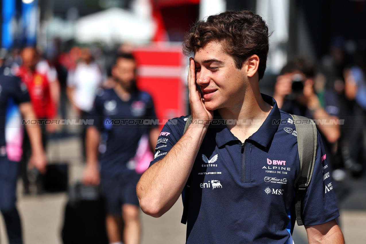GP IMOLA, Franco Colapinto (ARG) Alpine F1 Team.

15.05.2025. Formula 1 World Championship, Rd 7, Emilia Romagna Grand Prix, Imola, Italy, Preparation Day.

- www.xpbimages.com, EMail: requests@xpbimages.com © Copyright: Moy / XPB Images