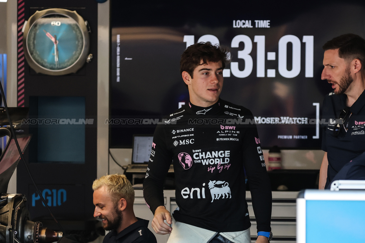 GP IMOLA, Franco Colapinto (ARG), Alpine F1 Team 
15.05.2025. Formula 1 World Championship, Rd 7, Emilia Romagna Grand Prix, Imola, Italy, Preparation Day.
- www.xpbimages.com, EMail: requests@xpbimages.com © Copyright: Charniaux / XPB Images