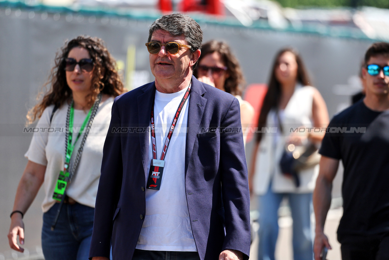 GP IMOLA, Luis Garcia Abad (ESP) Madrid GP Director.

15.05.2025. Formula 1 World Championship, Rd 7, Emilia Romagna Grand Prix, Imola, Italy, Preparation Day.

- www.xpbimages.com, EMail: requests@xpbimages.com © Copyright: Moy / XPB Images