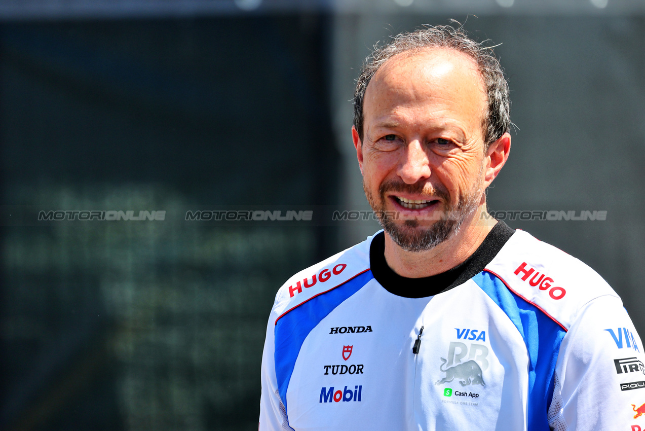 GP IMOLA, Peter Bayer (AUT) Racing Bulls Chief Executive Officer.

15.05.2025. Formula 1 World Championship, Rd 7, Emilia Romagna Grand Prix, Imola, Italy, Preparation Day.

- www.xpbimages.com, EMail: requests@xpbimages.com © Copyright: Batchelor / XPB Images