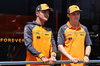 GP IMOLA, (L to R): Lando Norris (GBR) McLaren with Oscar Piastri (AUS) McLaren.

15.05.2025. Formula 1 World Championship, Rd 7, Emilia Romagna Grand Prix, Imola, Italy, Preparation Day.

- www.xpbimages.com, EMail: requests@xpbimages.com © Copyright: Moy / XPB Images