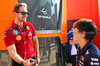 GP IMOLA, (L to R): Josh Kruse (AUS) Ferrari Social Media Manager with Yuki Tsunoda (JPN) Red Bull Racing.

15.05.2025. Formula 1 World Championship, Rd 7, Emilia Romagna Grand Prix, Imola, Italy, Preparation Day.

- www.xpbimages.com, EMail: requests@xpbimages.com © Copyright: Bearne / XPB Images