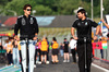 GP IMOLA, (L to R): George Russell (GBR) Mercedes AMG F1 with Aleix Casanovas, Mercedes AMG F1 Trainer.

15.05.2025. Formula 1 World Championship, Rd 7, Emilia Romagna Grand Prix, Imola, Italy, Preparation Day.

- www.xpbimages.com, EMail: requests@xpbimages.com © Copyright: Bearne / XPB Images