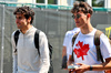 GP IMOLA, (L to R): Gabriel Bortoleto (BRA) Sauber with Oliver Bearman (GBR) Haas F1 Team.

15.05.2025. Formula 1 World Championship, Rd 7, Emilia Romagna Grand Prix, Imola, Italy, Preparation Day.

- www.xpbimages.com, EMail: requests@xpbimages.com © Copyright: Batchelor / XPB Images