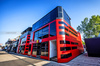 GP IMOLA, Ferrari motorhome in the paddock.

15.05.2025. Formula 1 World Championship, Rd 7, Emilia Romagna Grand Prix, Imola, Italy, Preparation Day.

- www.xpbimages.com, EMail: requests@xpbimages.com © Copyright: Bearne / XPB Images