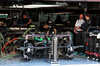 GP IMOLA, Mercedes AMG F1 W16 being built in the pit garage.

15.05.2025. Formula 1 World Championship, Rd 7, Emilia Romagna Grand Prix, Imola, Italy, Preparation Day.

- www.xpbimages.com, EMail: requests@xpbimages.com © Copyright: Moy / XPB Images