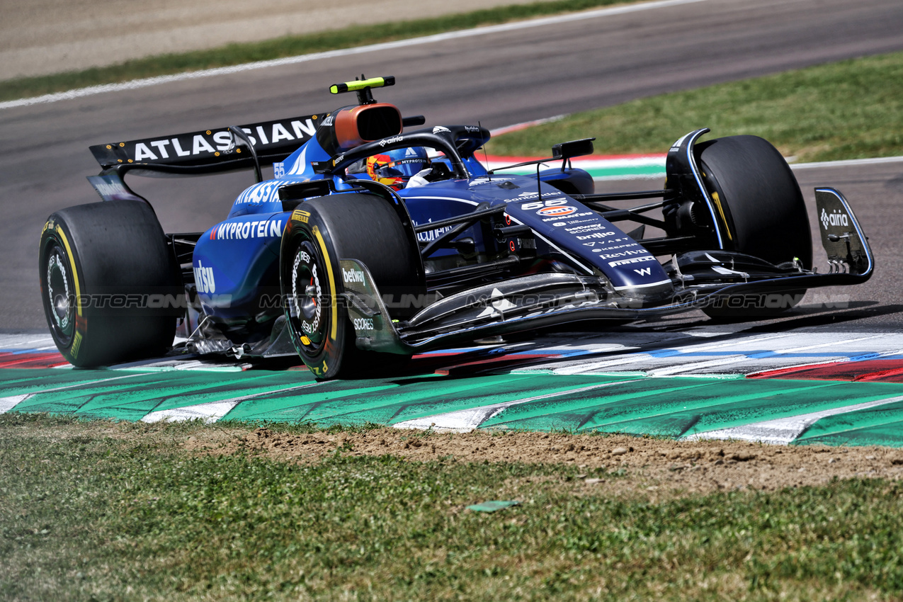 GP IMOLA, Carlos Sainz (ESP) Atlassian Williams Racing FW47.

17.05.2025. Formula 1 World Championship, Rd 7, Emilia Romagna Grand Prix, Imola, Italy, Qualifiche Day.

- www.xpbimages.com, EMail: requests@xpbimages.com © Copyright: Bearne / XPB Images