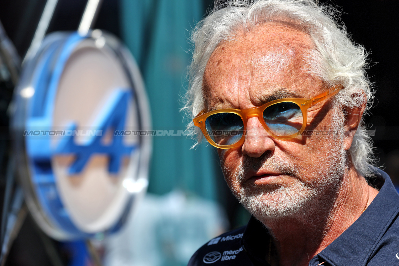 GP IMOLA, Flavio Briatore (ITA) Alpine F1 Team Executive Advisor.

17.05.2025. Formula 1 World Championship, Rd 7, Emilia Romagna Grand Prix, Imola, Italy, Qualifiche Day.

- www.xpbimages.com, EMail: requests@xpbimages.com © Copyright: Moy / XPB Images