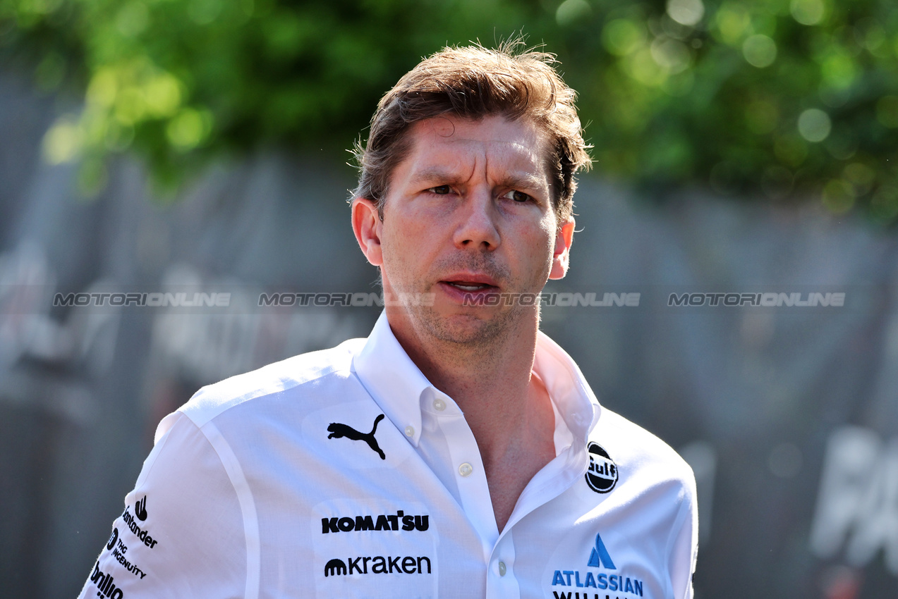 GP IMOLA, James Vowles (GBR) Atlassian Williams Racing Team Principal.

17.05.2025. Formula 1 World Championship, Rd 7, Emilia Romagna Grand Prix, Imola, Italy, Qualifiche Day.

- www.xpbimages.com, EMail: requests@xpbimages.com © Copyright: Moy / XPB Images