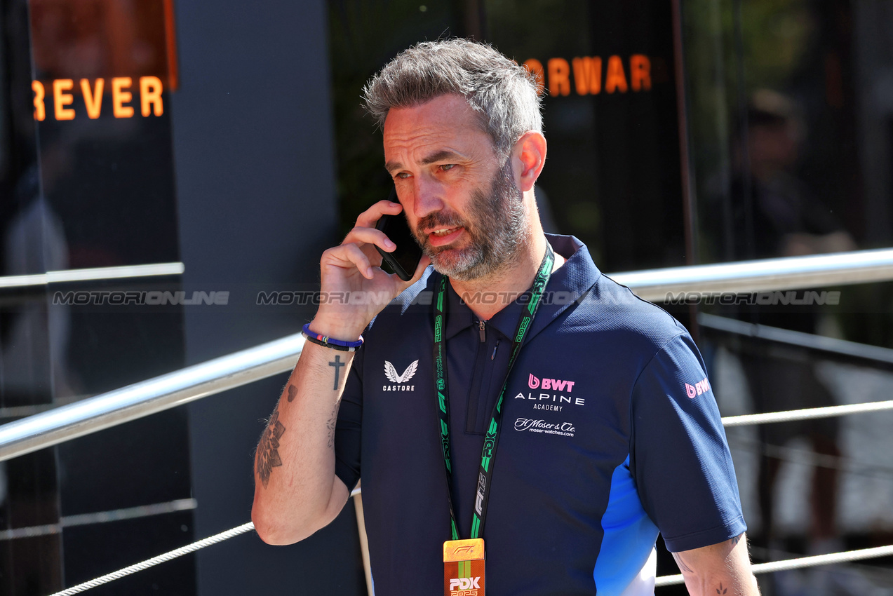 GP IMOLA, Julian Rouse (GBR) Alpine Academy Director.

17.05.2025. Formula 1 World Championship, Rd 7, Emilia Romagna Grand Prix, Imola, Italy, Qualifiche Day.

- www.xpbimages.com, EMail: requests@xpbimages.com © Copyright: Moy / XPB Images