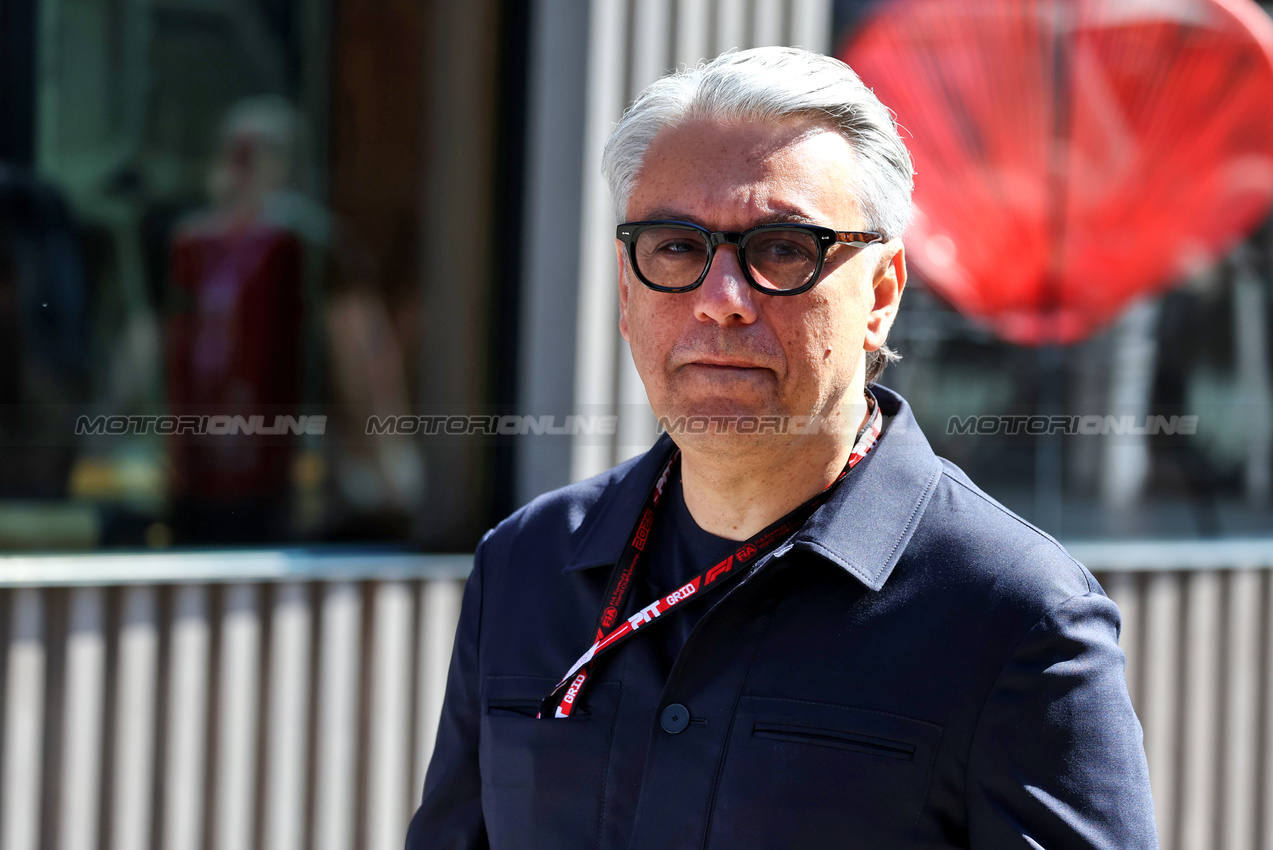 GP IMOLA, Luca de Meo (ITA) Groupe Renault Chief Executive Officer.

17.05.2025. Formula 1 World Championship, Rd 7, Emilia Romagna Grand Prix, Imola, Italy, Qualifiche Day.

- www.xpbimages.com, EMail: requests@xpbimages.com © Copyright: Moy / XPB Images