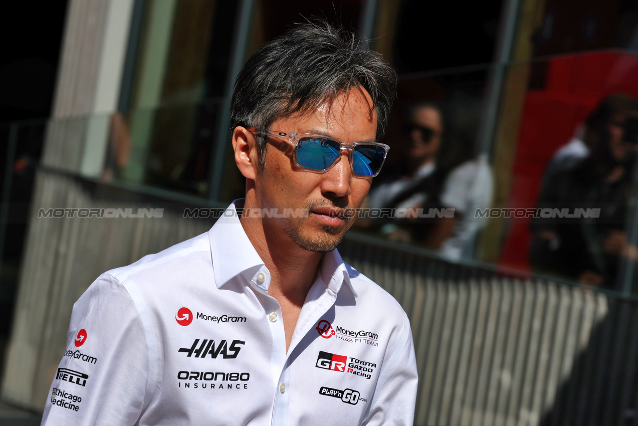 GP IMOLA, Ayao Komatsu (JPN) Haas F1 Team Principal.

17.05.2025. Formula 1 World Championship, Rd 7, Emilia Romagna Grand Prix, Imola, Italy, Qualifiche Day.

- www.xpbimages.com, EMail: requests@xpbimages.com © Copyright: Moy / XPB Images