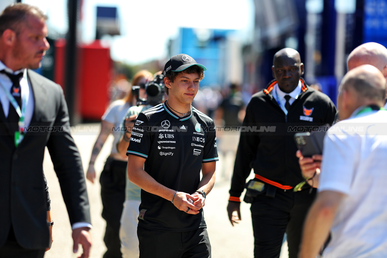 GP IMOLA, Andrea Kimi Antonelli (ITA) Mercedes AMG F1.

17.05.2025. Formula 1 World Championship, Rd 7, Emilia Romagna Grand Prix, Imola, Italy, Qualifiche Day.

- www.xpbimages.com, EMail: requests@xpbimages.com © Copyright: Bearne / XPB Images