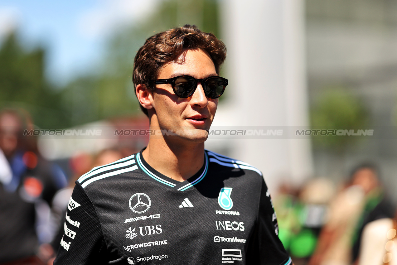 GP IMOLA, George Russell (GBR) Mercedes AMG F1.

17.05.2025. Formula 1 World Championship, Rd 7, Emilia Romagna Grand Prix, Imola, Italy, Qualifiche Day.

- www.xpbimages.com, EMail: requests@xpbimages.com © Copyright: Bearne / XPB Images