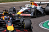 GP IMOLA, Max Verstappen (NLD) Red Bull Racing RB21 e Isack Hadjar (FRA) Racing Bulls VCARB 02.

17.05.2025. Formula 1 World Championship, Rd 7, Emilia Romagna Grand Prix, Imola, Italy, Qualifiche Day.

- www.xpbimages.com, EMail: requests@xpbimages.com © Copyright: Bearne / XPB Images