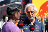 GP IMOLA, (L to R): Lawrence Barretto (GBR) F1 Presenter with Flavio Briatore (ITA) Alpine F1 Team Executive Advisor.

17.05.2025. Formula 1 World Championship, Rd 7, Emilia Romagna Grand Prix, Imola, Italy, Qualifiche Day.

- www.xpbimages.com, EMail: requests@xpbimages.com © Copyright: Moy / XPB Images