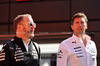 GP IMOLA, (L to R): Bradley Lord (GBR) Mercedes AMG F1 Communications Manager with James Vowles (GBR) Atlassian Williams Racing Team Principal.

17.05.2025. Formula 1 World Championship, Rd 7, Emilia Romagna Grand Prix, Imola, Italy, Qualifiche Day.

- www.xpbimages.com, EMail: requests@xpbimages.com © Copyright: Bearne / XPB Images