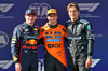 GP IMOLA, Qualifiche top three in parc ferme (L to R): Max Verstappen (NLD) Red Bull Racing, second; Oscar Piastri (AUS) McLaren, pole position; George Russell (GBR) Mercedes AMG F1, third.

17.05.2025. Formula 1 World Championship, Rd 7, Emilia Romagna Grand Prix, Imola, Italy, Qualifiche Day.

- www.xpbimages.com, EMail: requests@xpbimages.com © Copyright: Batchelor / XPB Images