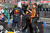 GP IMOLA, (L to R): Second placed Max Verstappen (NLD) Red Bull Racing in qualifying parc ferme with pole sitter Oscar Piastri (AUS) McLaren.

17.05.2025. Formula 1 World Championship, Rd 7, Emilia Romagna Grand Prix, Imola, Italy, Qualifiche Day.

- www.xpbimages.com, EMail: requests@xpbimages.com © Copyright: Charniaux / XPB Images