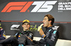 GP IMOLA, (L to R): Oscar Piastri (AUS) McLaren e George Russell (GBR) Mercedes AMG F1 in the post qualifying FIA Press Conference.

17.05.2025. Formula 1 World Championship, Rd 7, Emilia Romagna Grand Prix, Imola, Italy, Qualifiche Day.

- www.xpbimages.com, EMail: requests@xpbimages.com © Copyright: Bearne / XPB Images