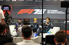 GP IMOLA, (L to R): Max Verstappen (NLD) Red Bull Racing; Oscar Piastri (AUS) McLaren; e George Russell (GBR) Mercedes AMG F1 in the post qualifying FIA Press Conference.

17.05.2025. Formula 1 World Championship, Rd 7, Emilia Romagna Grand Prix, Imola, Italy, Qualifiche Day.

- www.xpbimages.com, EMail: requests@xpbimages.com © Copyright: Bearne / XPB Images