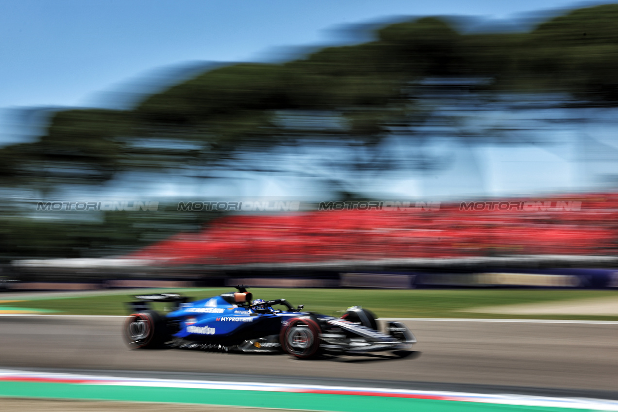 GP IMOLA, Alexander Albon (THA) Atlassian Williams Racing FW47.

16.05.2025. Formula 1 World Championship, Rd 7, Emilia Romagna Grand Prix, Imola, Italy, Practice Day.

- www.xpbimages.com, EMail: requests@xpbimages.com © Copyright: Bearne / XPB Images