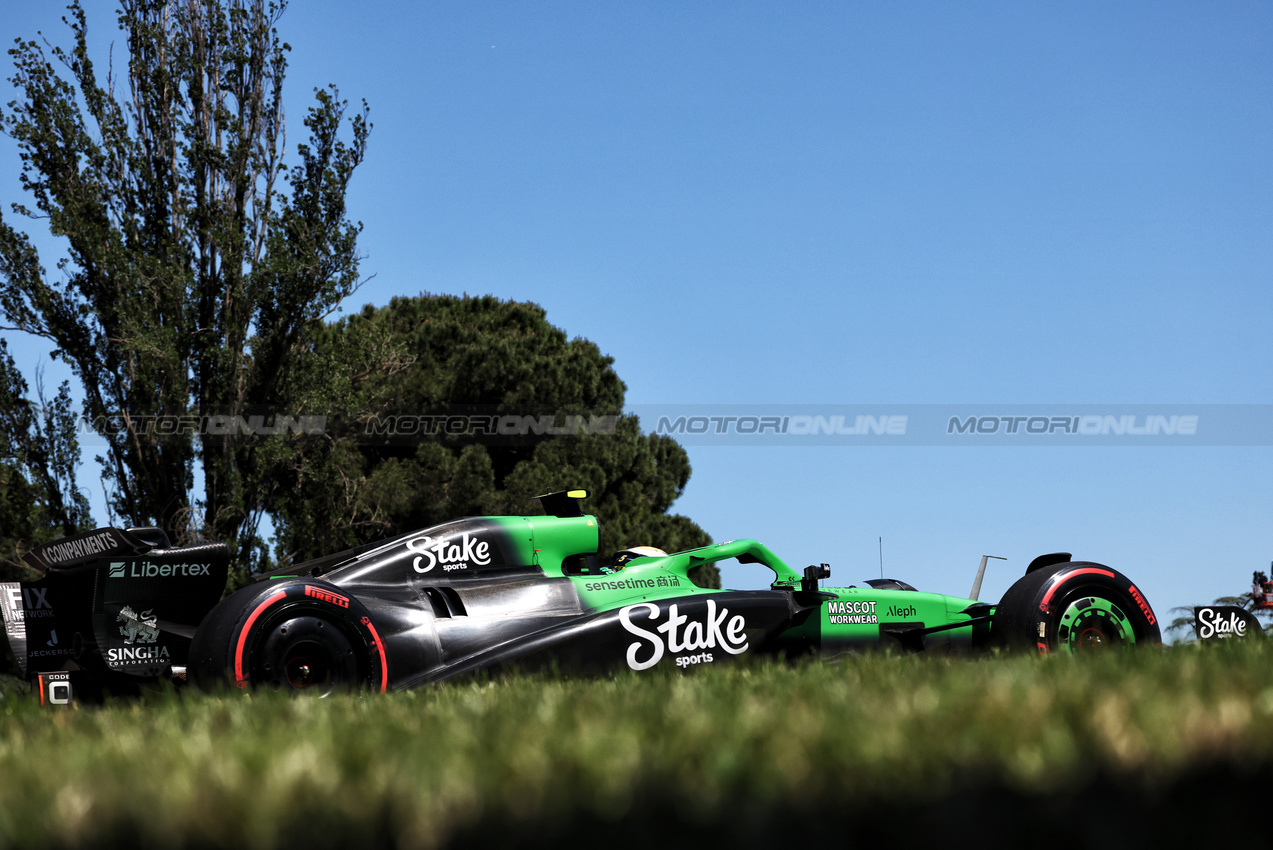 GP IMOLA, Gabriel Bortoleto (BRA) Sauber C45.

16.05.2025. Formula 1 World Championship, Rd 7, Emilia Romagna Grand Prix, Imola, Italy, Practice Day.

- www.xpbimages.com, EMail: requests@xpbimages.com © Copyright: Bearne / XPB Images