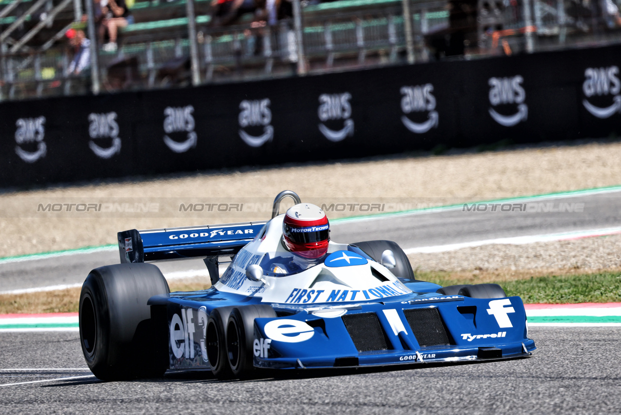 GP IMOLA, The 1977 Tyrrell P34.

16.05.2025. Formula 1 World Championship, Rd 7, Emilia Romagna Grand Prix, Imola, Italy, Practice Day.

- www.xpbimages.com, EMail: requests@xpbimages.com © Copyright: Batchelor / XPB Images