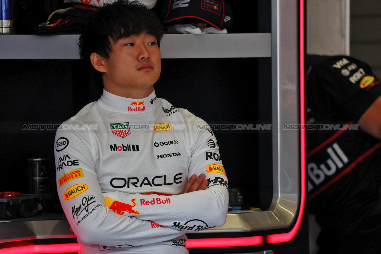 GP IMOLA, Yuki Tsunoda (JPN) Red Bull Racing.

16.05.2025. Formula 1 World Championship, Rd 7, Emilia Romagna Grand Prix, Imola, Italy, Practice Day.

- www.xpbimages.com, EMail: requests@xpbimages.com © Copyright: Batchelor / XPB Images